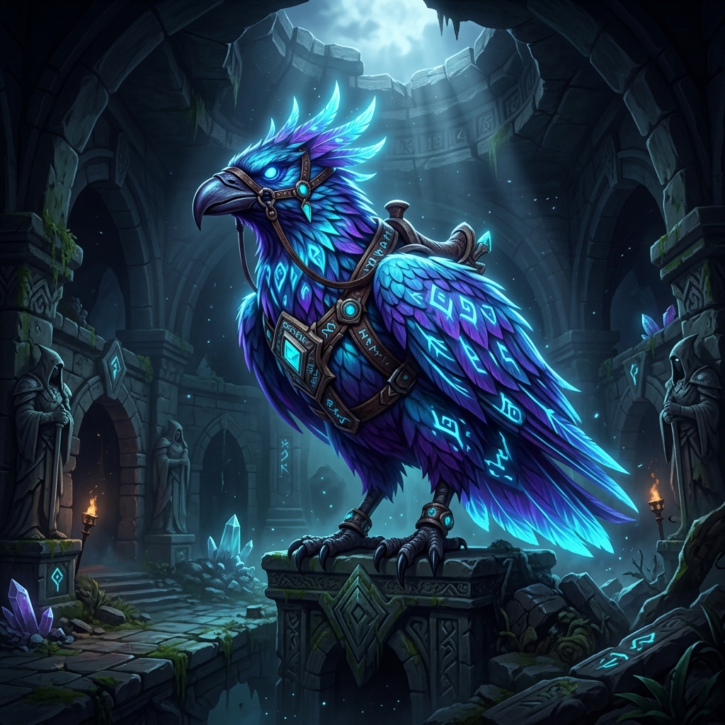 Reins of the Raven Lord Anzu Mount - CoachCarry