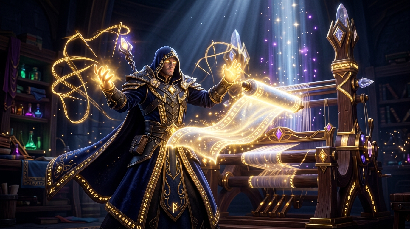 WoW Forever Tailoring Guide 1-300 - Artisan Tailor Crafting on The Loom with Mooncloth
